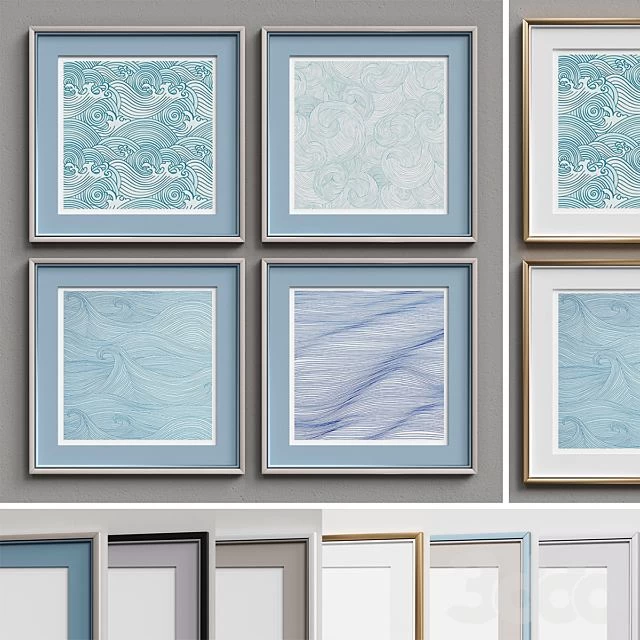 Nice Picture Frames Set 234