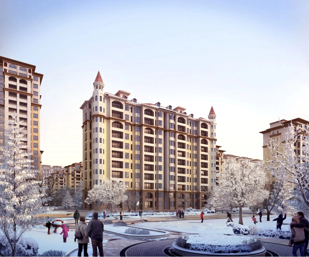 Mid Rise Buildings Compound Units scaled