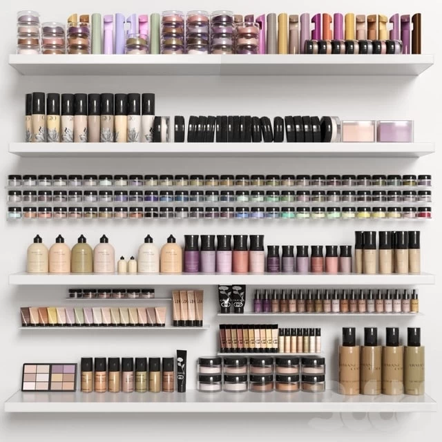 A set of cosmetics for cosmetology