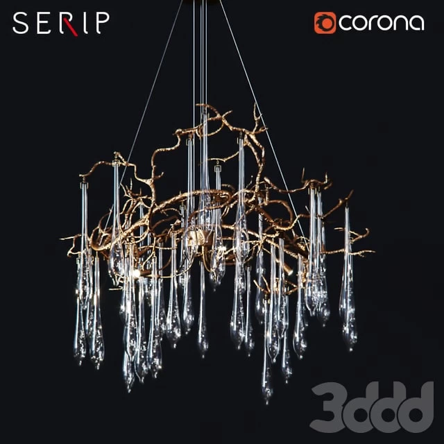 SERIP AQUA CT3258 8 CHANDELIER
