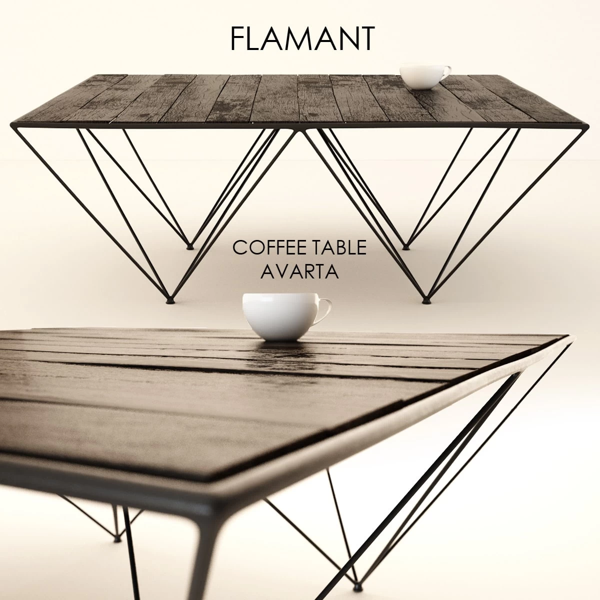 Flamant COFFEE TABLE AVARTA.