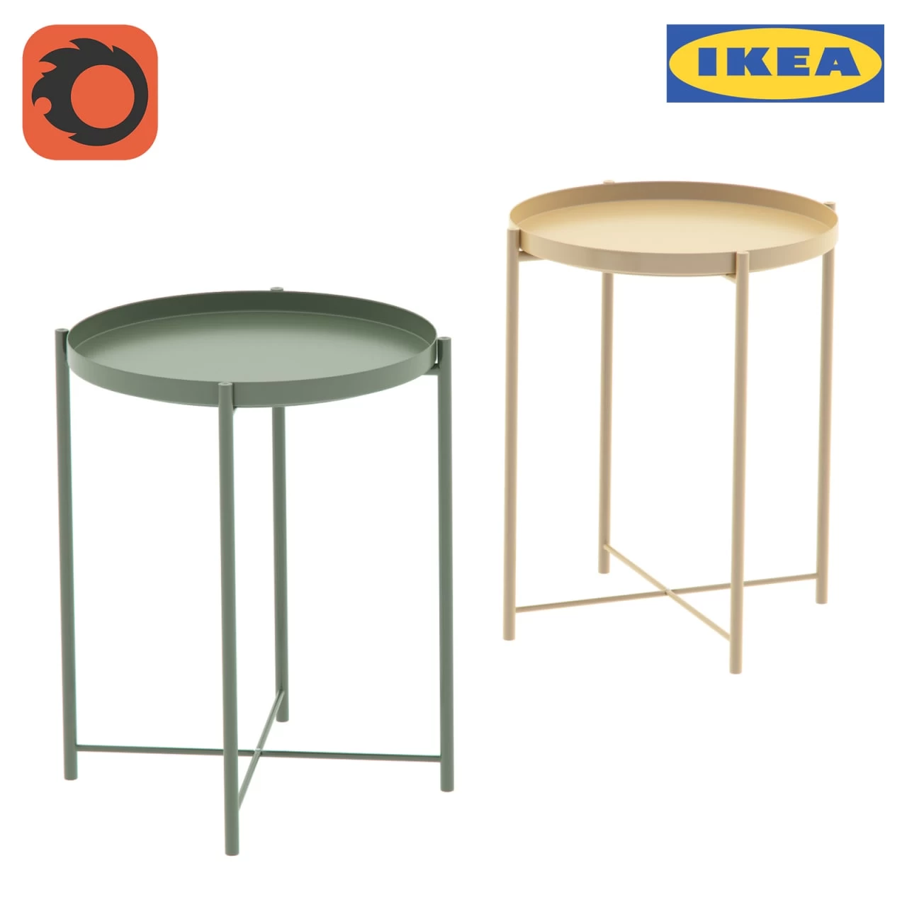 Gladom Tray table Ikea