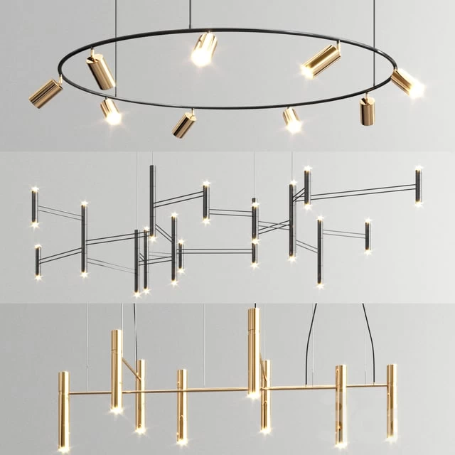 Aries Giffen Henge Chandelier - 3 type