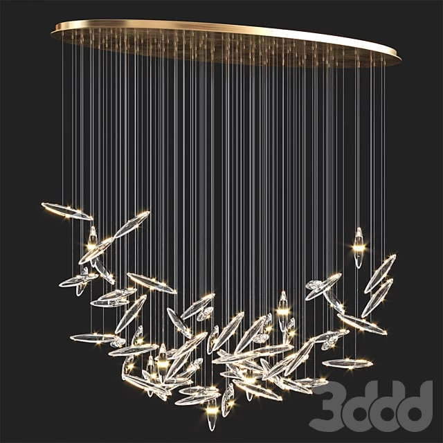 Ochre Moonlight Chandelier