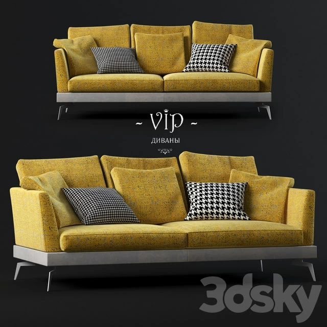 Vip sofas - Skyline modern composite two-seater sofa