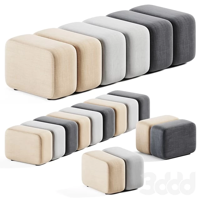 Model Modul Pouffe S800 by Bla Station / Modul Pouffe