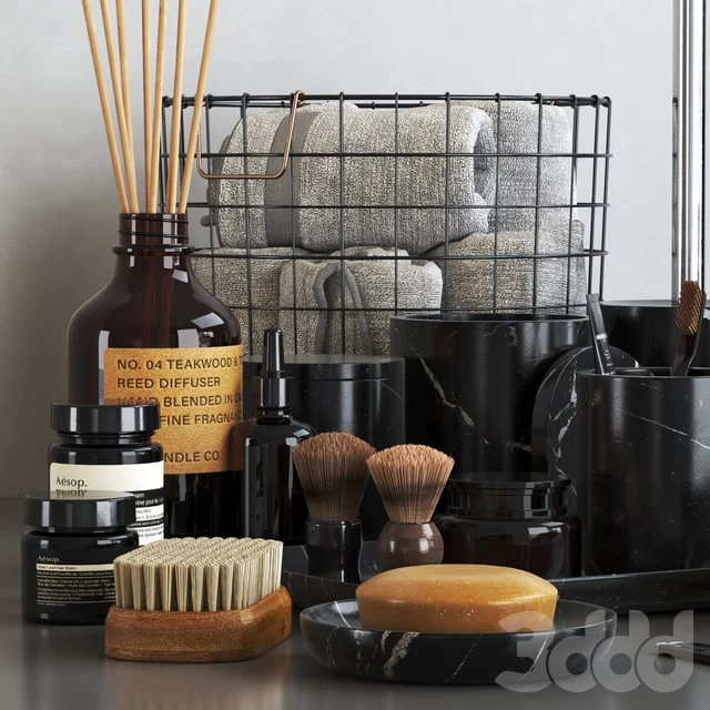 Nexus Black Marble Bathroom Accessories