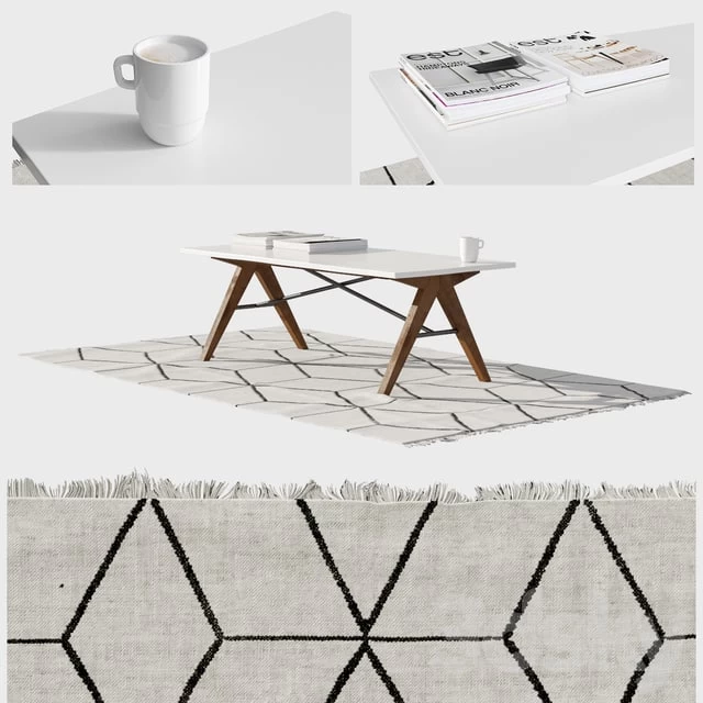 Zuo - Saints Coffee Table and Mum's Pad