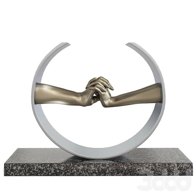 Lorenzo Quinn Sculpture During Love