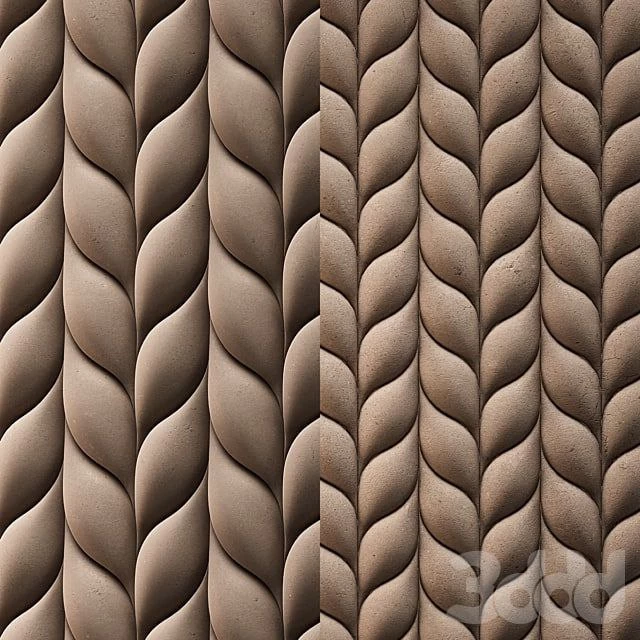 Treccia by 3d 3d panel - Surface