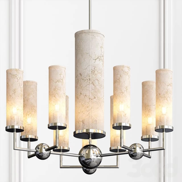 Baker Sodalite Chandelier