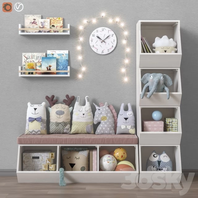 Toys and furniture set 36