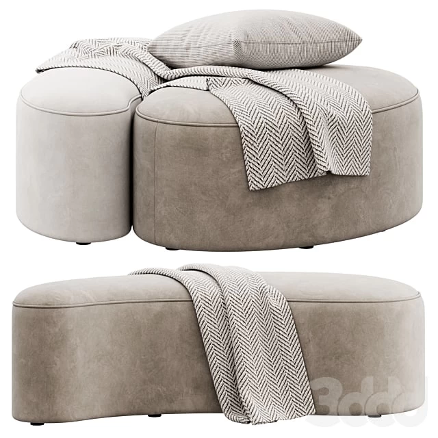 Goa Poufs by ETRO Home Interiors