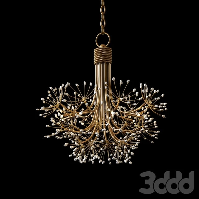 Quartz Nine-Light Chandelier
