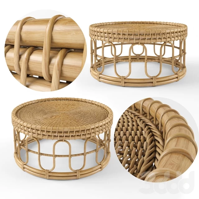 Rattan Coffee Table by Samson