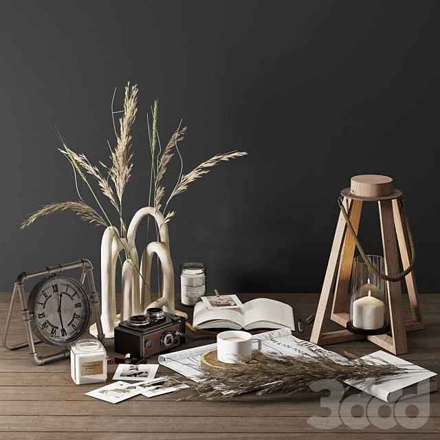 Decorative Set 02 Old Camera