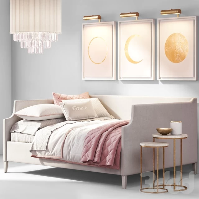 RH Annika Velvet Daybed