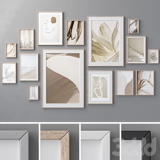 Set of wall paintings