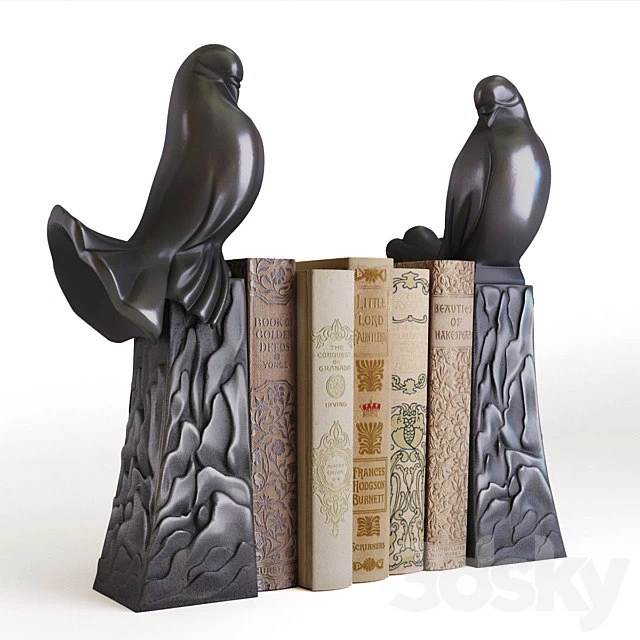 Eichholtz - Bookend dove set of 2