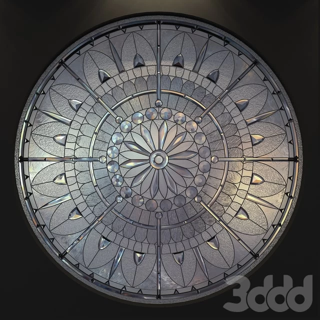 Stained glass round
