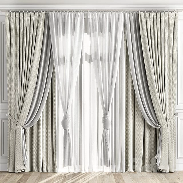 Model Curtains with window 510C