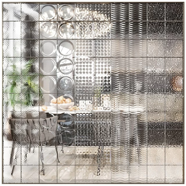 Glass block partition 5