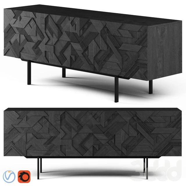 Globewest Ethnicraft 4 door Buffet