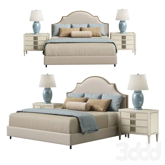 Horchow Cheresse King Bed