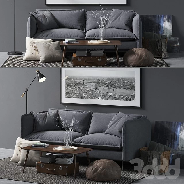 Loft Designe Sofa model 2963