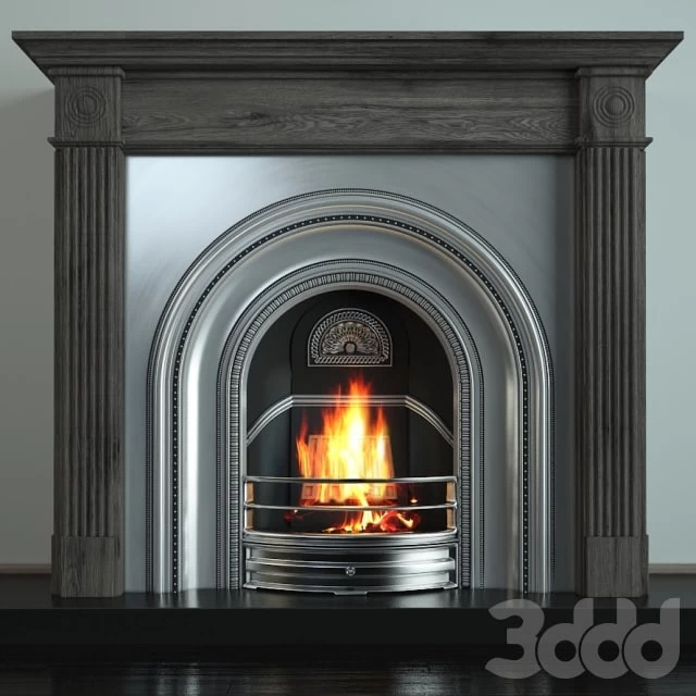 Cast iron fireplace Stovax - DECORATIVE ARCHED