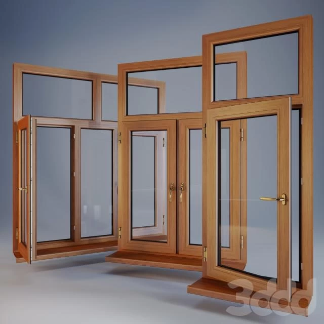 PLASTIC WINDOWS WOOD
