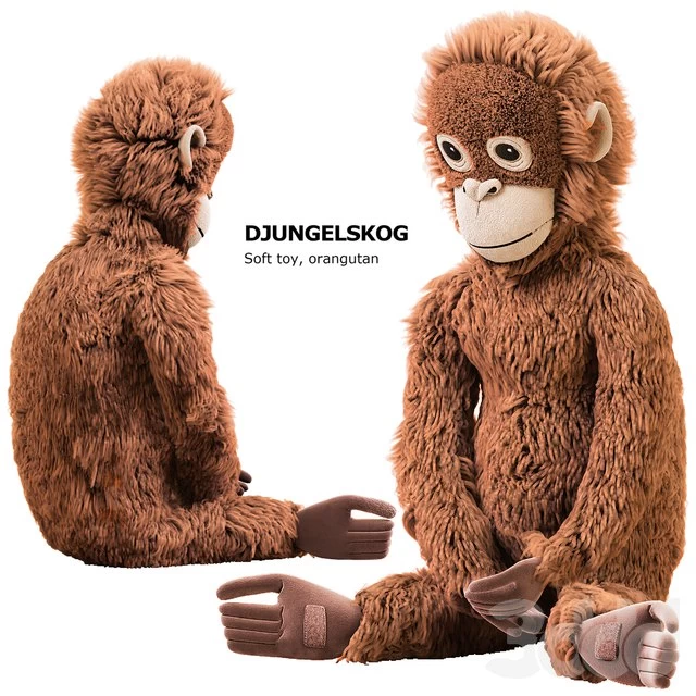 DJUNGELSKOG Soft toy, orangutan Ikea