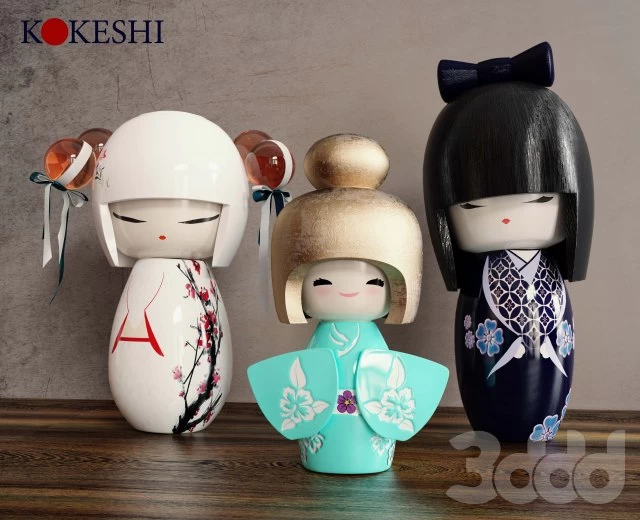 Kokeshi dolls