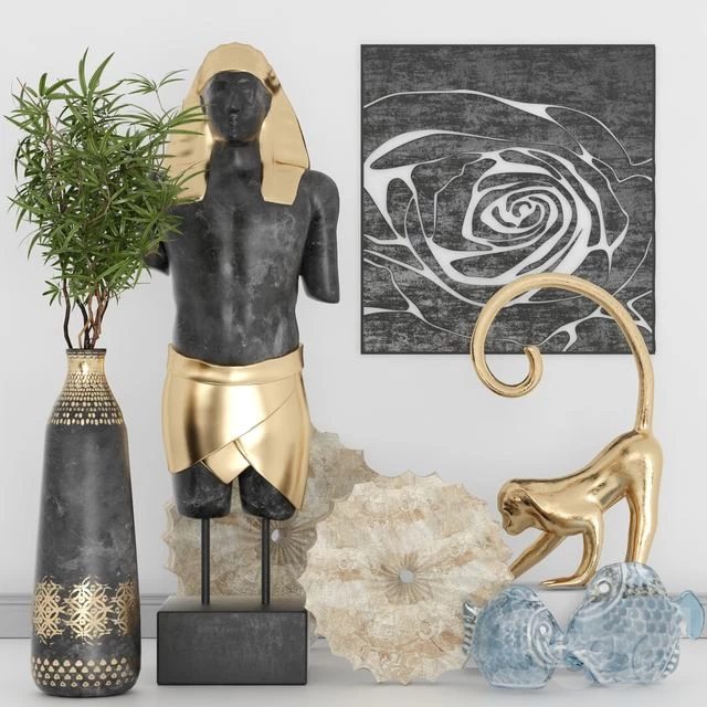 Decorative set in the style of Egypt