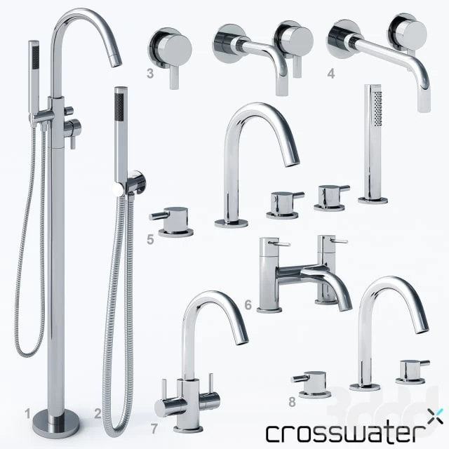 Set of mixers CROSSWATER - Mike Pro