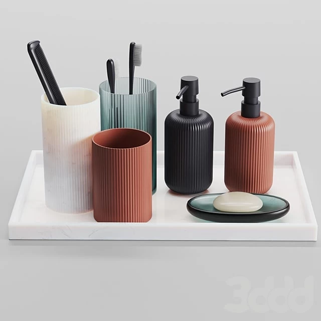 Decorative set for WC, bathroom NSV