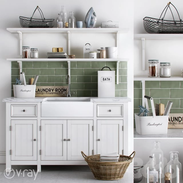 Green Utility Room - Dominic Blackmore