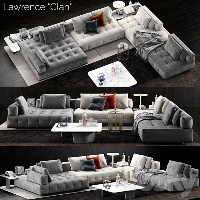 Minotti Lawrence Clan Sofa 4