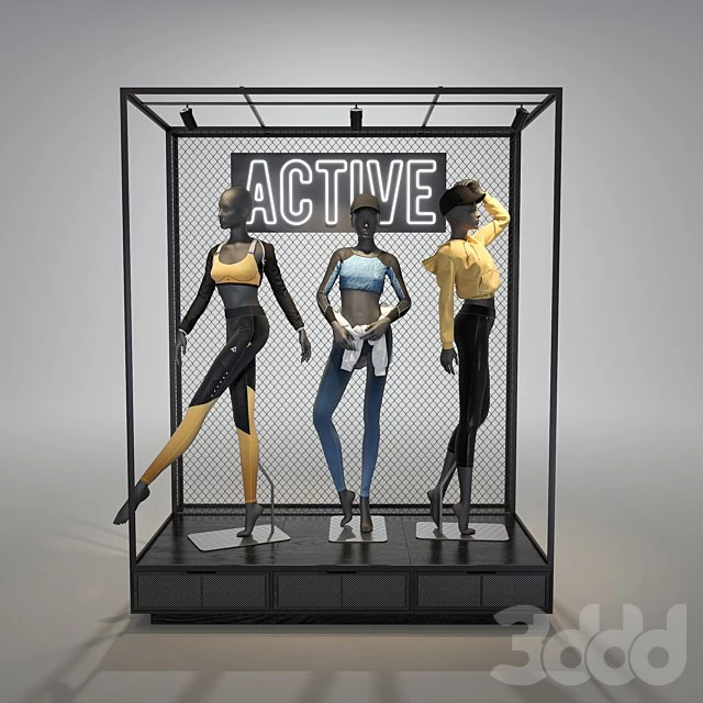 Sportswear female mannequin