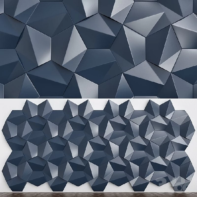 Plaster 3D panels Alivio Adamant series