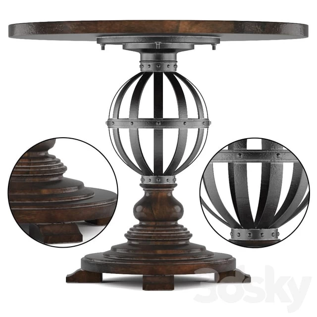 European Farmhouse-Provencal Gardens Table