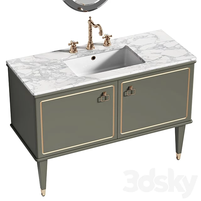 MIA ITALIA collection TORINO washbasin set.4