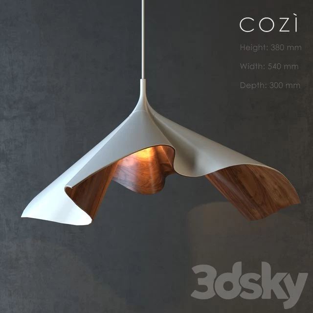 COZI Bloom Light Pendant white