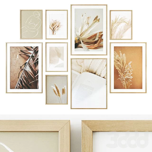 Scandinavian style posters set