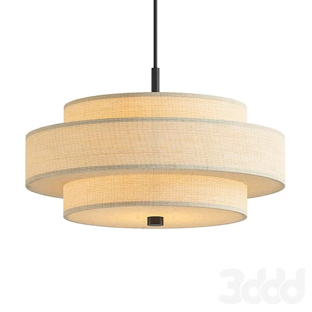 Paquette shaded drum chandelier