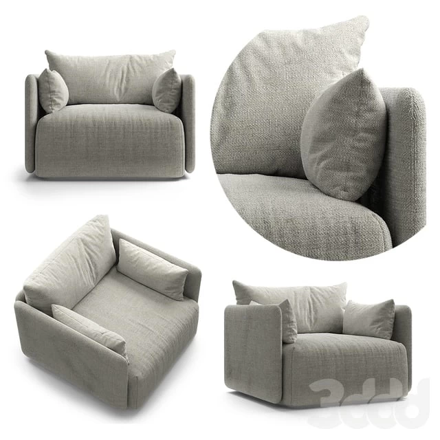 Menu Offset Armchair