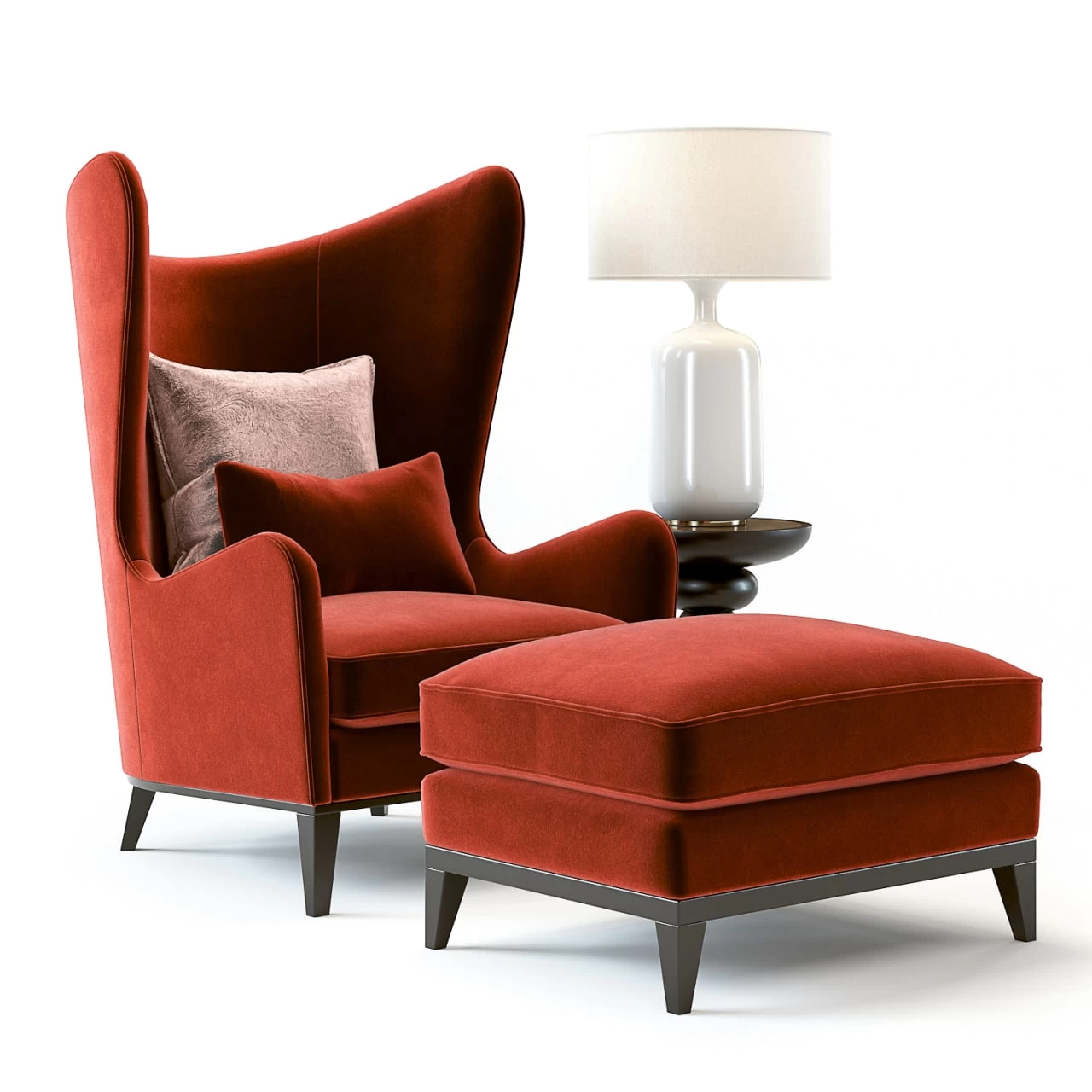 Monroe Armchair Red