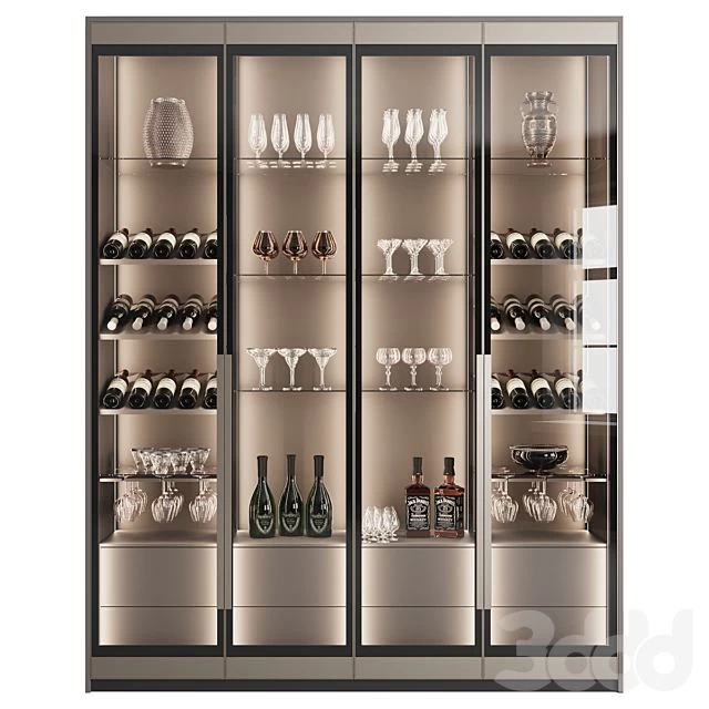 Сupboard with dishes My Design №16