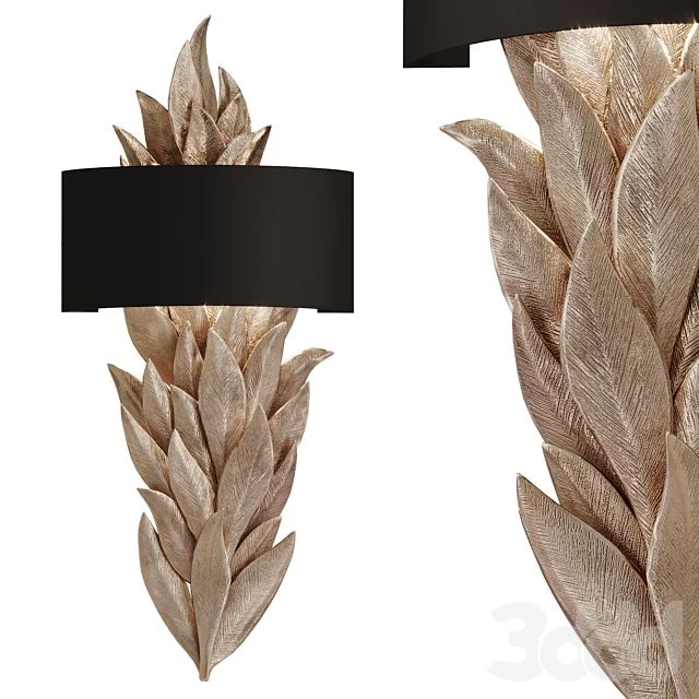 Leaf shaped wall lamp EVO S