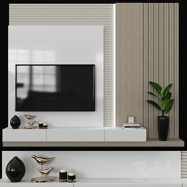Modern TV Wall set64